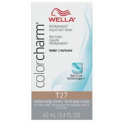 WELLA Colorcharm Permanent Liquid Hair Toner T27, 42Ml