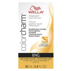 WELLA Colorcharm Permanent Liquid Hair Color 8Ng/light Blonde, 42Ml In Beige