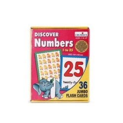 TODAYCANDEAL Discover Numbers Flash Cards Education Game And Puzzle 36 Piece (Multicolor)