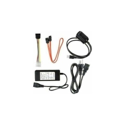 USB 2.0 to SATA IDE Cable Adapter With Power Supply for Hard Drive HDD Disk DVD