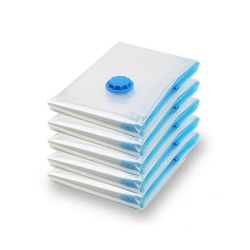 ISTAR Premium Reusable Vacuum Storage Bags (Large 6 Pack) Save 80% More Storage Space. Vacuum Seal Bags With Double Zip And Outlet Valve