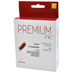 Cartouche D'encre Jaune De Premium Ink Compatible Avec Canon (Cli-281Xxly)