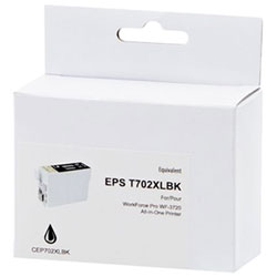 Cartouche D'encre Noire De Premium Ink Compatible Avec Epson (T702Xl120)