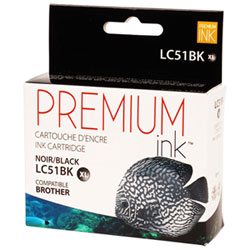 Premium Ink Yellow Ink Cartridge Compatible with Brother (LC51YS)