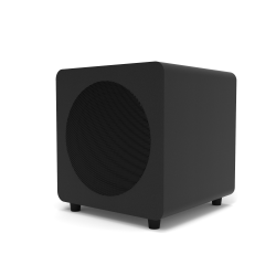 KANTO Sub8Vmb 8-Inch Sealed 300W Powered Subwoofer, Matte In Black