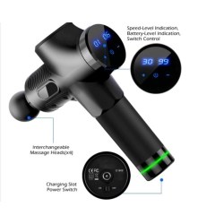 AGD Powerful Massage Gun 6 Or 8 Heads 30 Speed, Sound Proof, Brushless, Carry Bag With Warranty