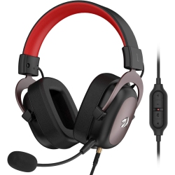 REDRAGON H510 Zeus Wired Gaming Headset - 7.1 Surround Sound - Memory Foam Ear Pads - 53MM Drivers - Detachable Microphone - Multi Platform