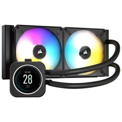 Corsair iCUE H100i Elite 240mm Display Liquid CPU Cooling System