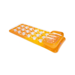 INTEX - 18-Pocket Inflatable Pool Mattress, 74" X 28" In Orange