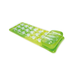 INTEX - 18-Pocket Inflatable Pool Mattress, 74" X 28" In Green