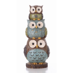 HI-LINE GIFT LTD Stacked Owls