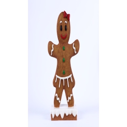 HI-LINE GIFT LTD Gingerbread Girl Garden Statue(Hi-Line Exclusive)