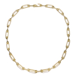 ROZZATO 14K Plated Chain Necklace In Gold