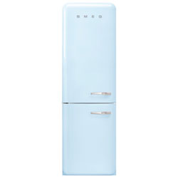 Smeg 50's Style 24" 12.9 Cu. Ft. Bottom Freezer Refrigerator with LED Lighting (FAB32URRD3) - Red