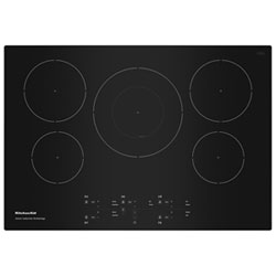 KitchenAid 30" 5-Element Induction Cooktop (KCIG550JBL) - Black