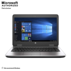 HP Refurbished (Good) - Probook 640 G2 14" Anti-Glare Business Laptop: Intel Core I5-6300U 2.4Ghz, 8GB Ddr4 Memory, 128GB M.2 SATA SSD, Webcam, Win