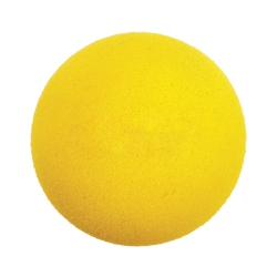 MIKASA F7 Uncoated Ball - High-Density Foam Ball for Various Sports, Size 7" (17.8 Cm) In Yellow
