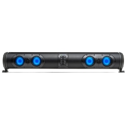 ECOEXGEAR Ecoxgear Soundextreme Seds32 Double-Sided Amplified Powersports 11 Speaker Bluetooth Soundbar Waterproof Sandproof \w Led Lighting 500