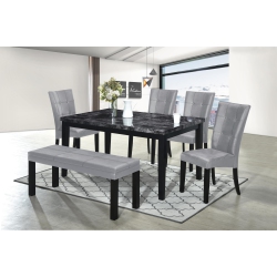 AERY IMPORTS LTD Aerys Winsor Dining Table Set 6 Piece