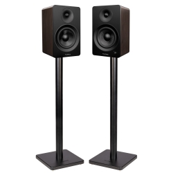 FLUANCE Ai61 Powered 2-Way 2.0 Stereo Bookshelf Speakers With 6.5" Drivers 120W Amp for Turntable Bluetooth W/ Stands