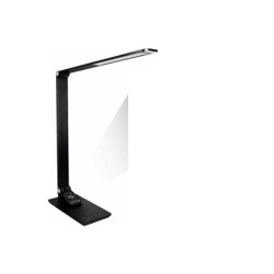 EZONEDEAL Led Desk Lamp With USB Charging Port Lcd Screen Calendar Clock Alarm Thermometer