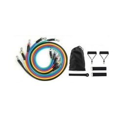 EZONEDEAL 11 PCs Fitness Pull Rope Latex Resistance Band Training Exercise Yoga Tubes Pull