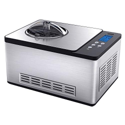 WHYNTER Icm-220Ssy Stainless Steel Ice Cream Maker 2 Quart Capacity Bowl & Yogurt Function