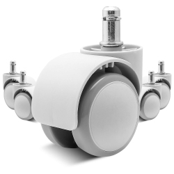 5PK Universal Colored Casters for Office School Children Desk Chair, Children Study Chair, Office Task Desk Chair, Computer Gaming Chair - in Gray