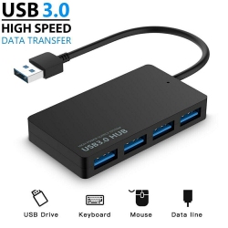 ISTAR High Speed ​​USB 3.0 Hub Multi USB Splitter External 4 Ports Expander Multiple USB Expander Adapter for Laptop PC