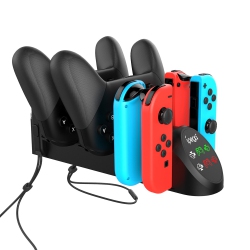 AXGEAR Charger Dock Compatible With Nintendo Switch/oled Joy-Con for Pro Controller -