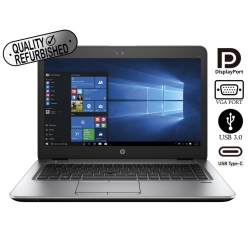 HP Refurbished (Good) - Elitebook 840 G3 14" Notebook Ci5-6200U 2.3Ghz 8G Ddr4 256G SSD Webcam W10P