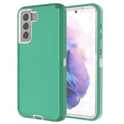 CSMART 【】 Anti-Drop Triple 3 Layers Shockproof Heavy Duty Defender Hard Case for Samsung Galaxy S21 Fe In Mint