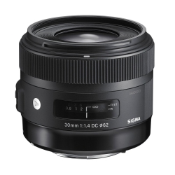 SIGMA 30MM F/1.4 Dc Hsm Fixed Lens for Nikon Dslr Cameras - International Version (No Warranty)