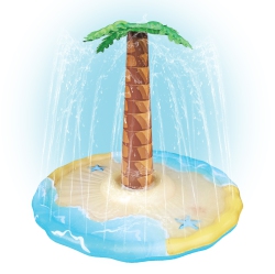 SPLASH BUDDIES Inflatable Palm Tree Sprinkler Splash Pad