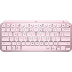 LOGITECH - Mx Keys Mini Bluetooth Backlit Ergonomic Keyboard - Rose