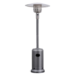 TOPBUY Patiojoy Outdoor 50000 Btu Standing Heater Lp Propane Heater W/wheels Silver/black/bronze/gray