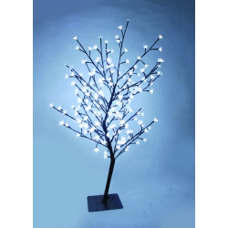 HI-LINE GIFT LTD Floral Lights-Outdoor Cherry Tree - 208 Led-Incl 6 Glimmering Lights