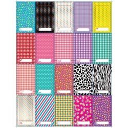 ZINK Colorful, Fun & Decorative Photo Border Stickers for HP Sprocket, Lg, Prynt, Lifeprint 2X3 Photo Paper - Pack Of 100