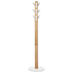 Umbra Flapper Wood Coat Rack - Black/Walnut