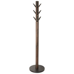 Umbra Flapper Wood Coat Rack - Black/Walnut
