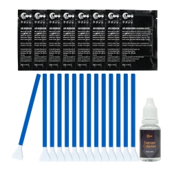 UES Aps-C Camera Sensor Cleaning Kit (14PCs Swabs + 15Ml Cleaner) And 8PCs Lens Cleaning Cloth