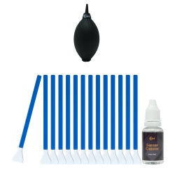 UES Aps-C Camera Sensor Cleaning Kit (14PCs Swabs + 15Ml Cleaner) And Lens Sensor Dust Air Blower