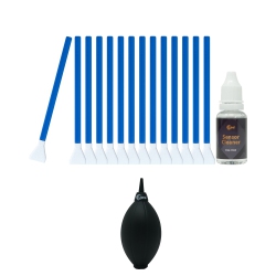 UES Full-Frame Camera Sensor Cleaning Kit (14PCs Swabs + 15Ml Cleaner) And Lens Sensor Dust Air Blower