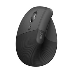 Logitech Lift Left Vertical Ergonomic 4000 DPI Wireless Mouse - Graphite