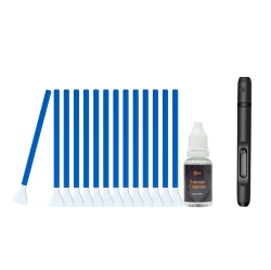 UES Camera Sensor And Lens Cleaning Value Comb Aps-C Sensor Cleaning Swabs, Sensor Cleaner, Dust Air Blower, Lens Cleaning Pen, And Microfiber Lens