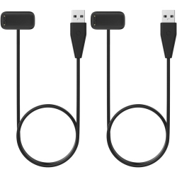 NAVOR 2-Pack Charger Cable Compatible With Fitbit Charge 5 / Fitbit Luxe Fitness And Wellness Tracker, 3.3Ft Replacement USB Charging Cable Cord