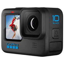 GoPro HERO10 Black Waterproof 5.3K Sports & Helmet Camera