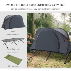 Camping bed hotsell tent combo