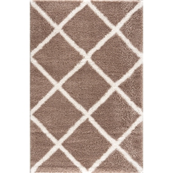 RUG BRANCH Contemporary Boho Shag Indoor Rug