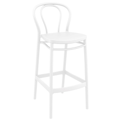 COMPAMIA Victor Indoor Outdoor Bar Stool In White